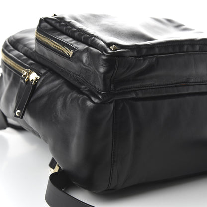 Valentino Garavani Calfskin Rockstud Backpack Black 5 of 10