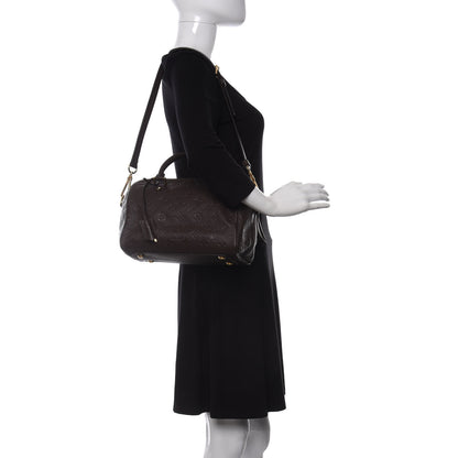 Louis Vuitton Empreinte Speedy Bandouliere 25 Chocolate 2 of 8