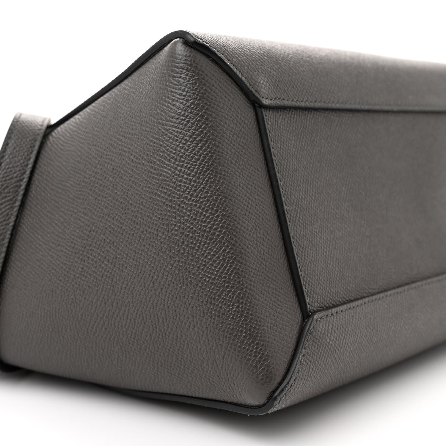 Celine Grained Calfskin Micro Belt Bag Grey 9 of 14