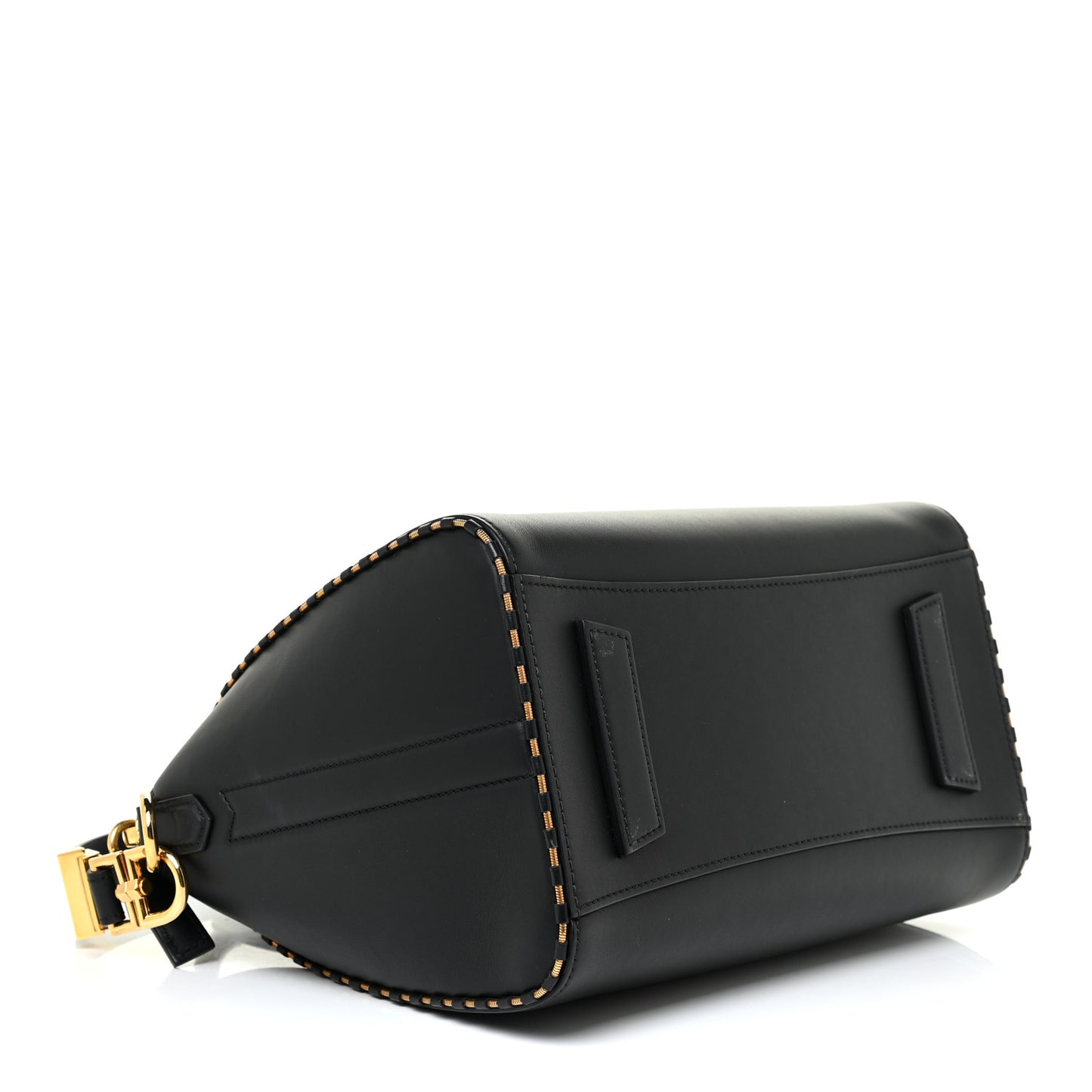Sugar Goatskin Small Chain Piping Antigona Black
