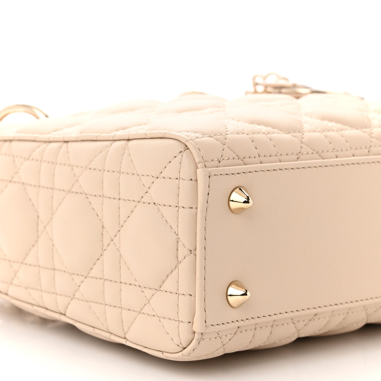 Christian Dior Lambskin Cannage Small My ABC Dior Lady Dior Beige 9 of 11