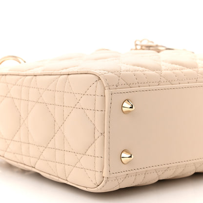 Christian Dior Lambskin Cannage Small My ABC Dior Lady Dior Beige 9 of 11