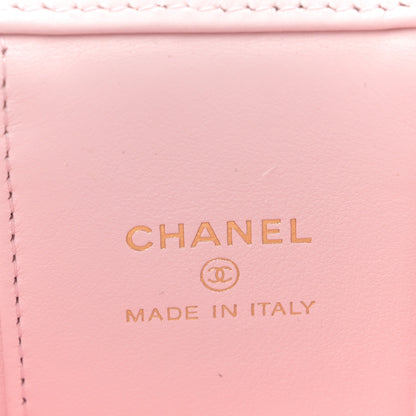 Chanel Caviar Quilted Mini Vanity Case With Chain Light Pink 6 of 11