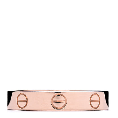 Cartier 18K Pink Gold 3.5mm LOVE Wedding Band Ring 54 6.75 1 of 5