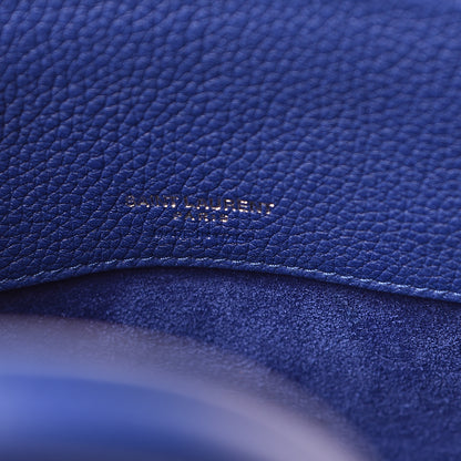 Saint Laurent Grained Calfskin Nano Supple Sac De Jour Flash Blue 9 of 10
