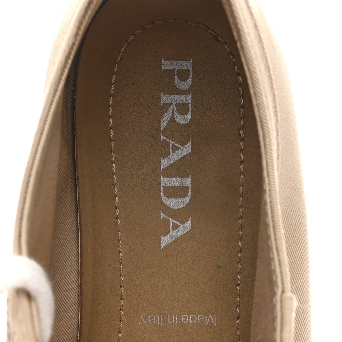 Canvas Gabardine Espadrille 45mm Platform Sneakers 37.5 Corda