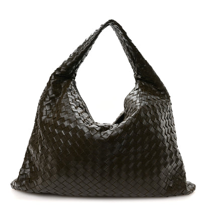 Bottega Veneta Calfskin Intrecciato Large Hop Kaki 1 of 11