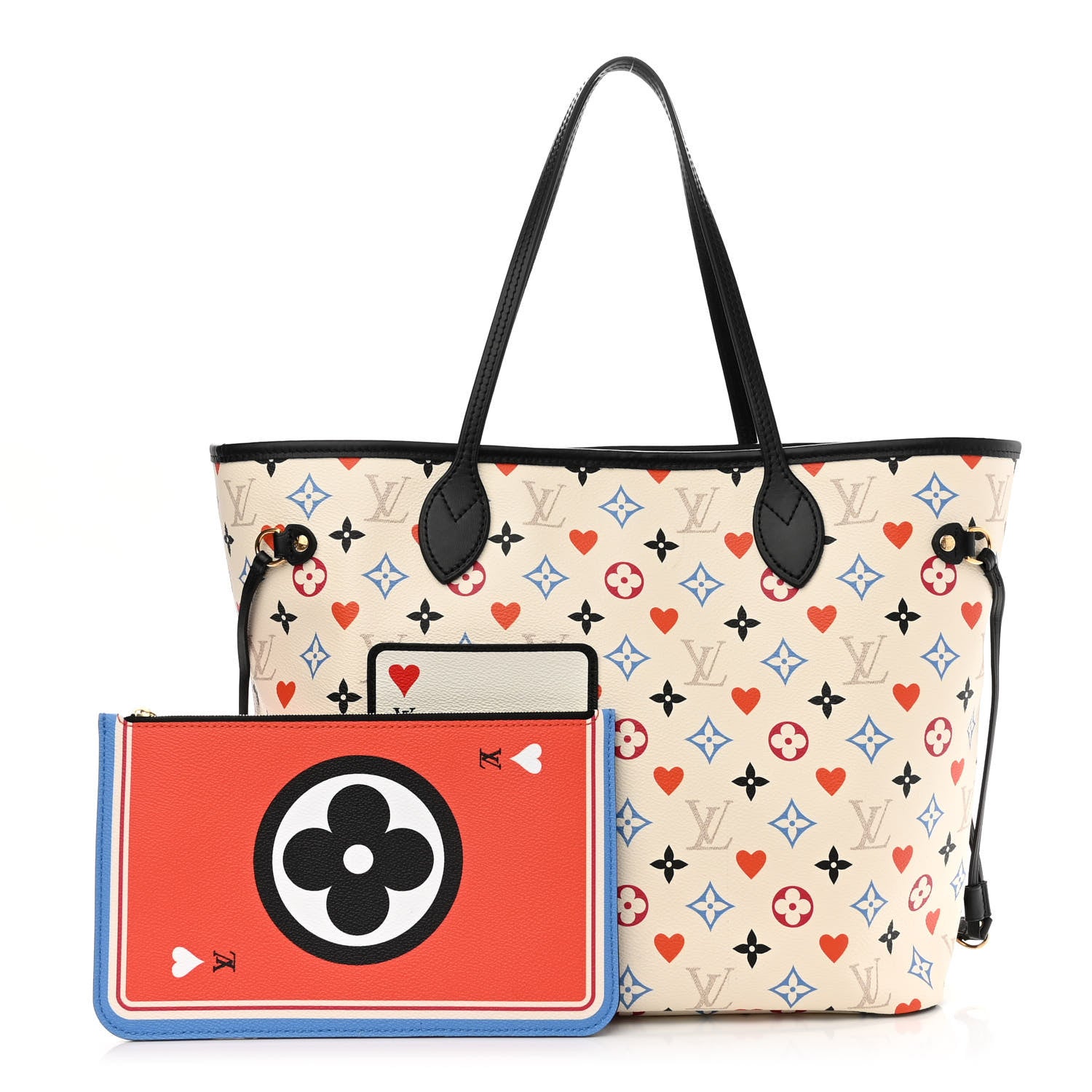 Louis Vuitton Game On Neverfull MM White 1 of 11