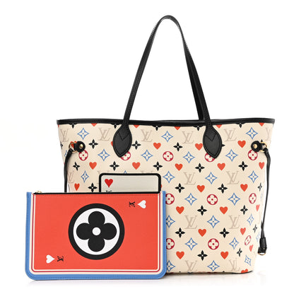 Louis Vuitton Game On Neverfull MM White 1 of 11