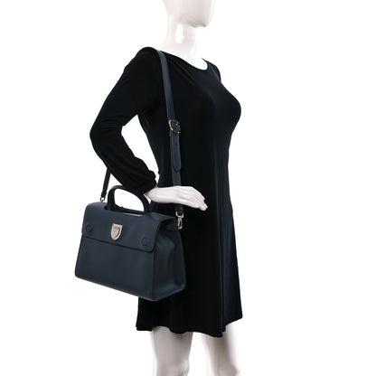 Christian Dior Bullcalf Large Diorever Flap Meteorite Grey 2 of 11