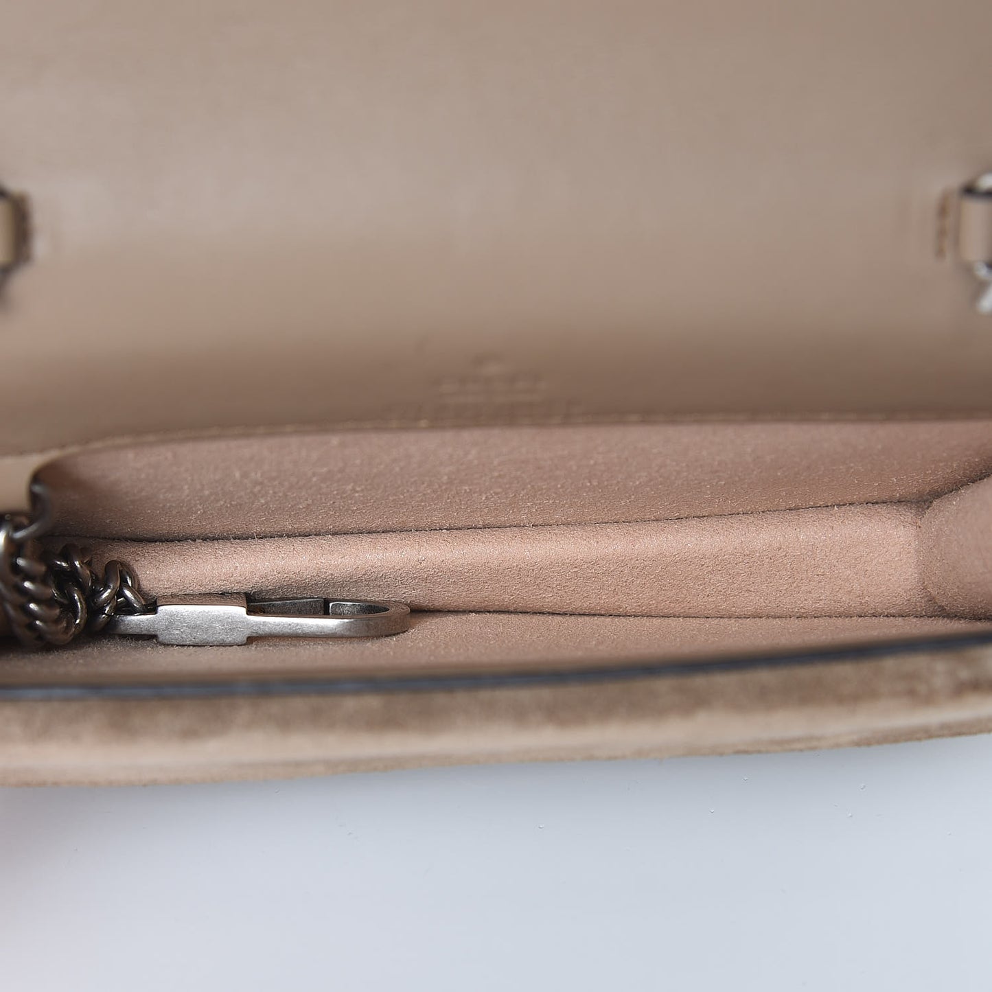 GG Supreme Monogram Super Mini Dionysus Shoulder Bag Taupe