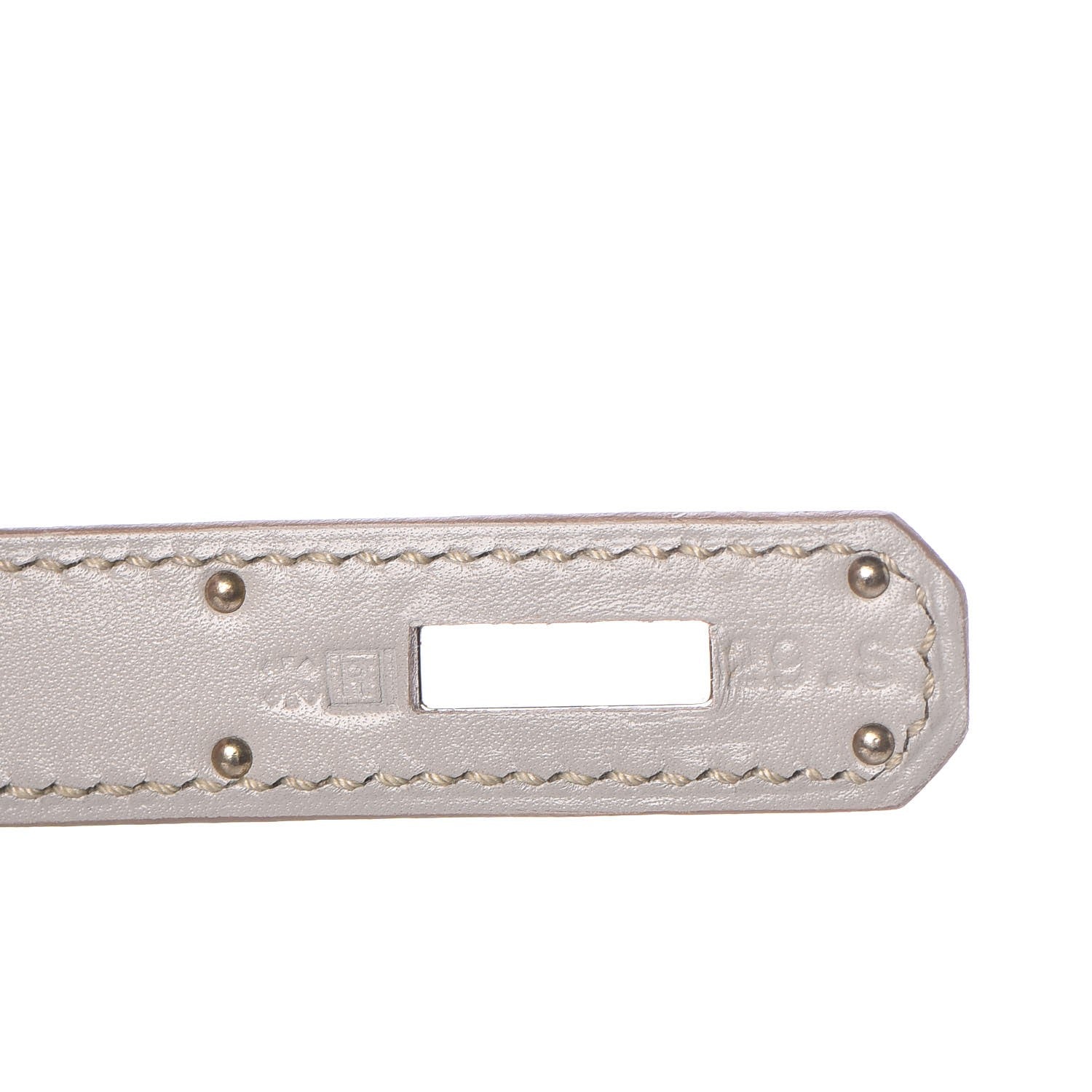 Hermes Tadelakt Kelly Sellier Guilloche 28 Gris Perle 25 of 36