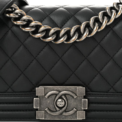 Chanel Calfskin Quilted Small Boy Flap Black 8 of 11