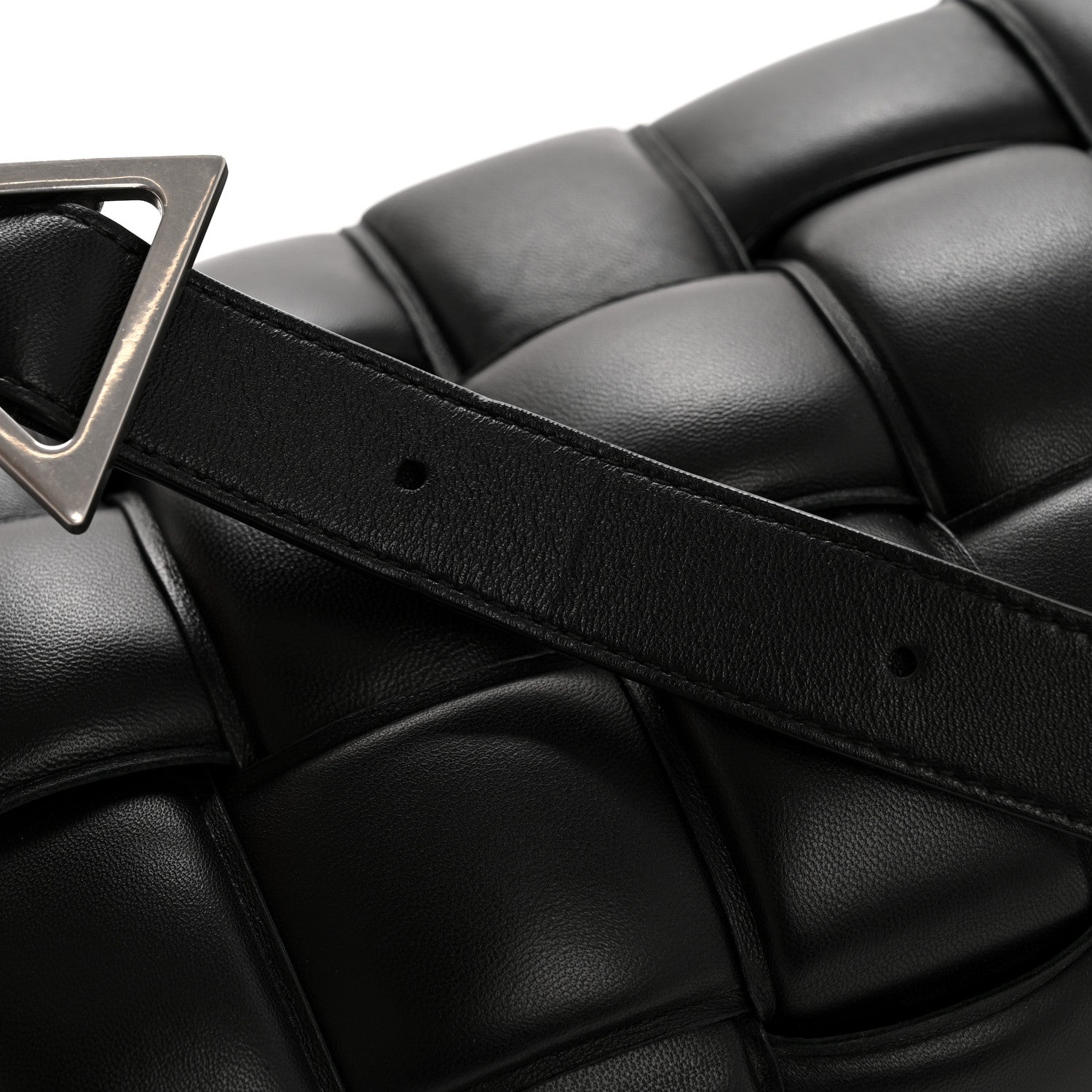 Bottega Veneta Nappa Maxi Intreccio Padded Cassette Crossbody Bag Black 25 of 29