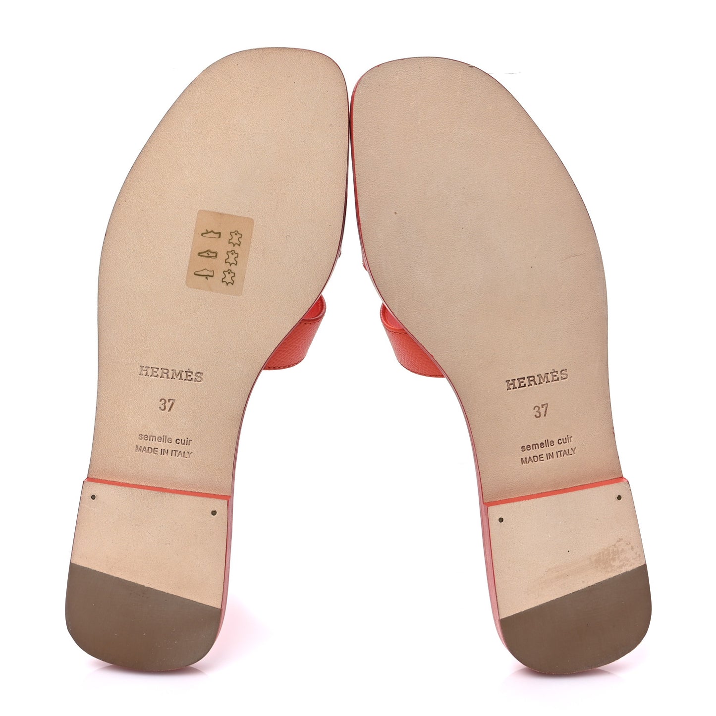 Epsom Oran Sandals 37 Orange Poppy