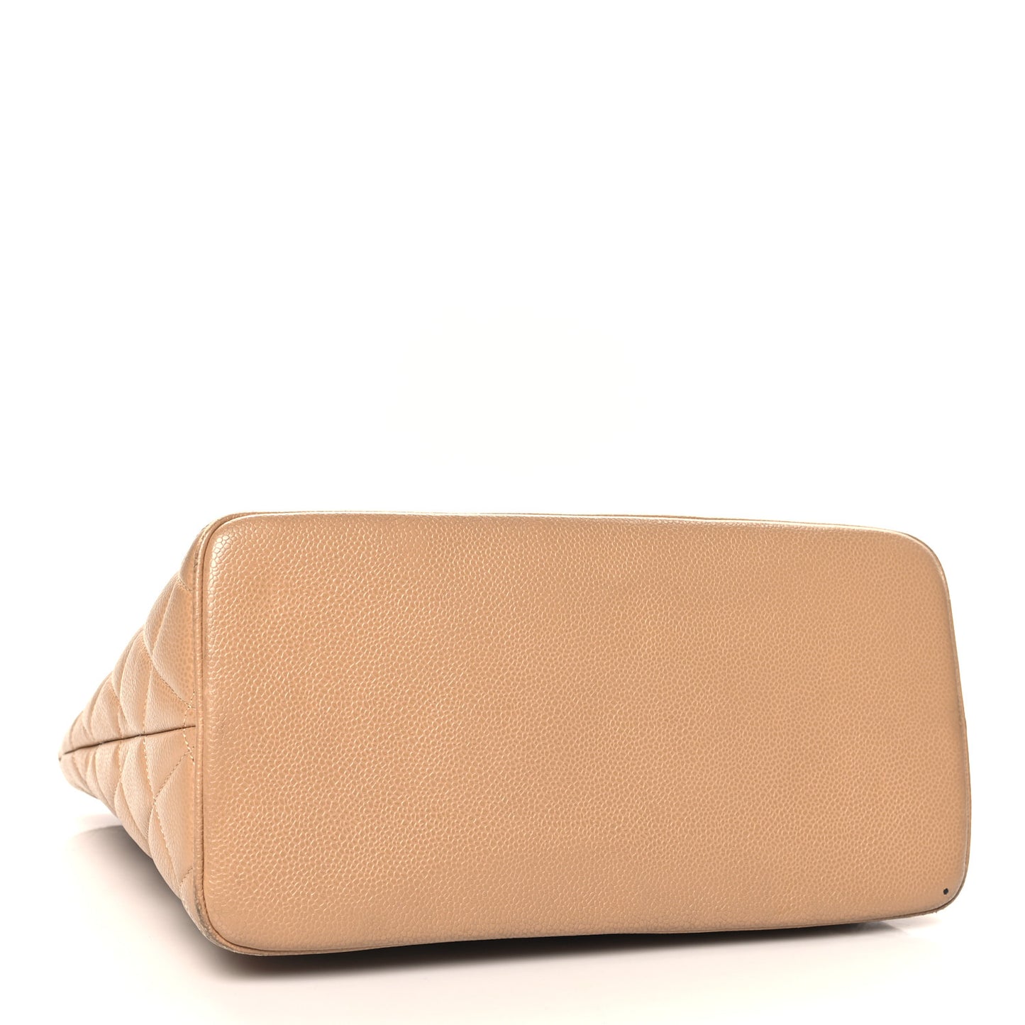 Caviar Quilted Medallion Tote Beige