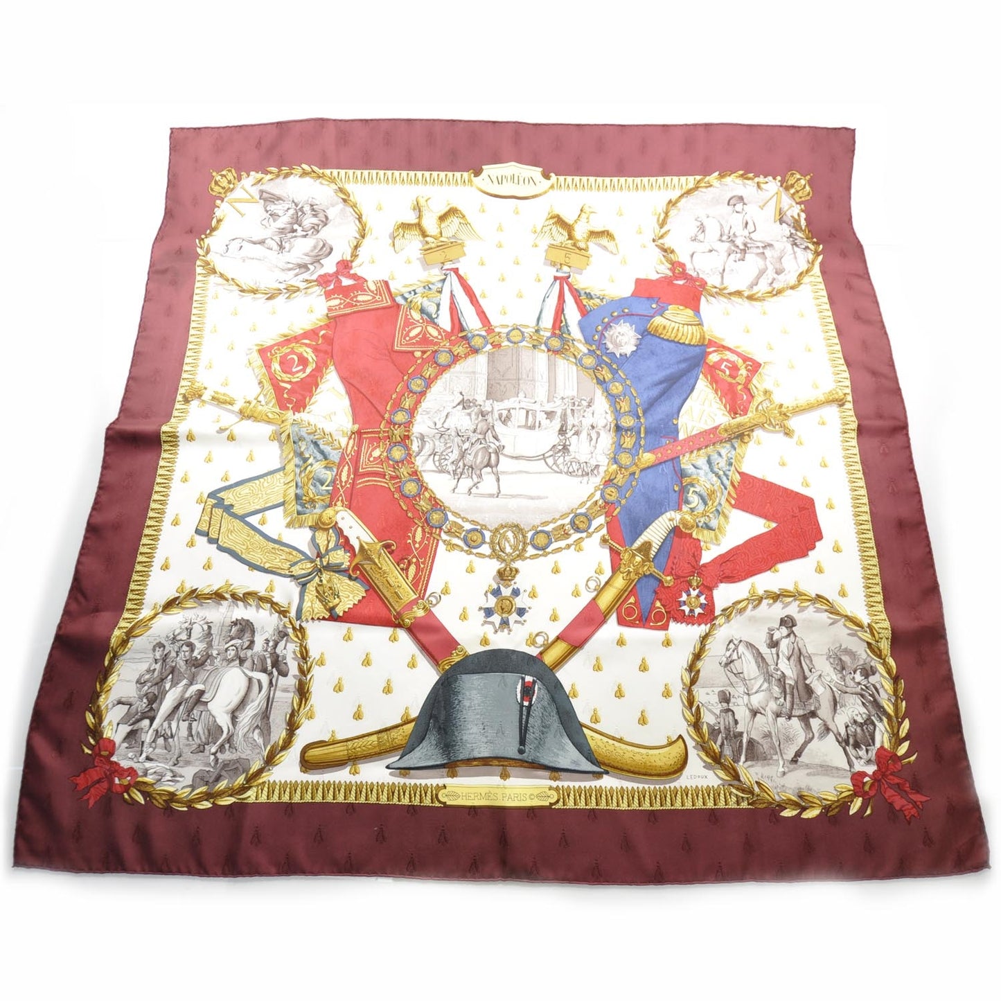 Silk Napoleon Scarf 90