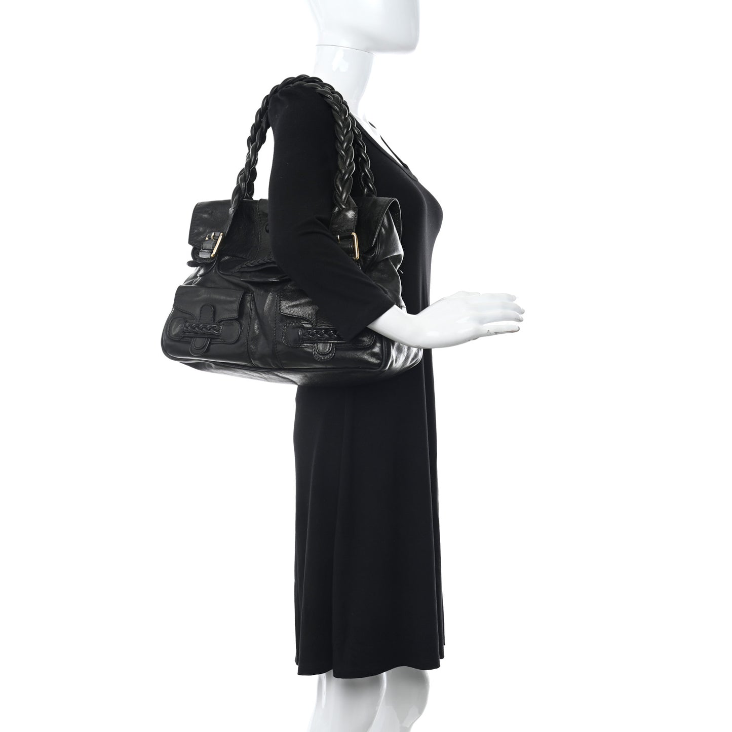 Calfskin Large Histoire Black