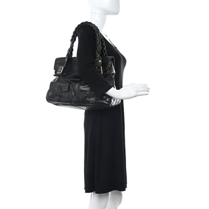 Valentino Garavani Calfskin Large Histoire Black 2 of 11