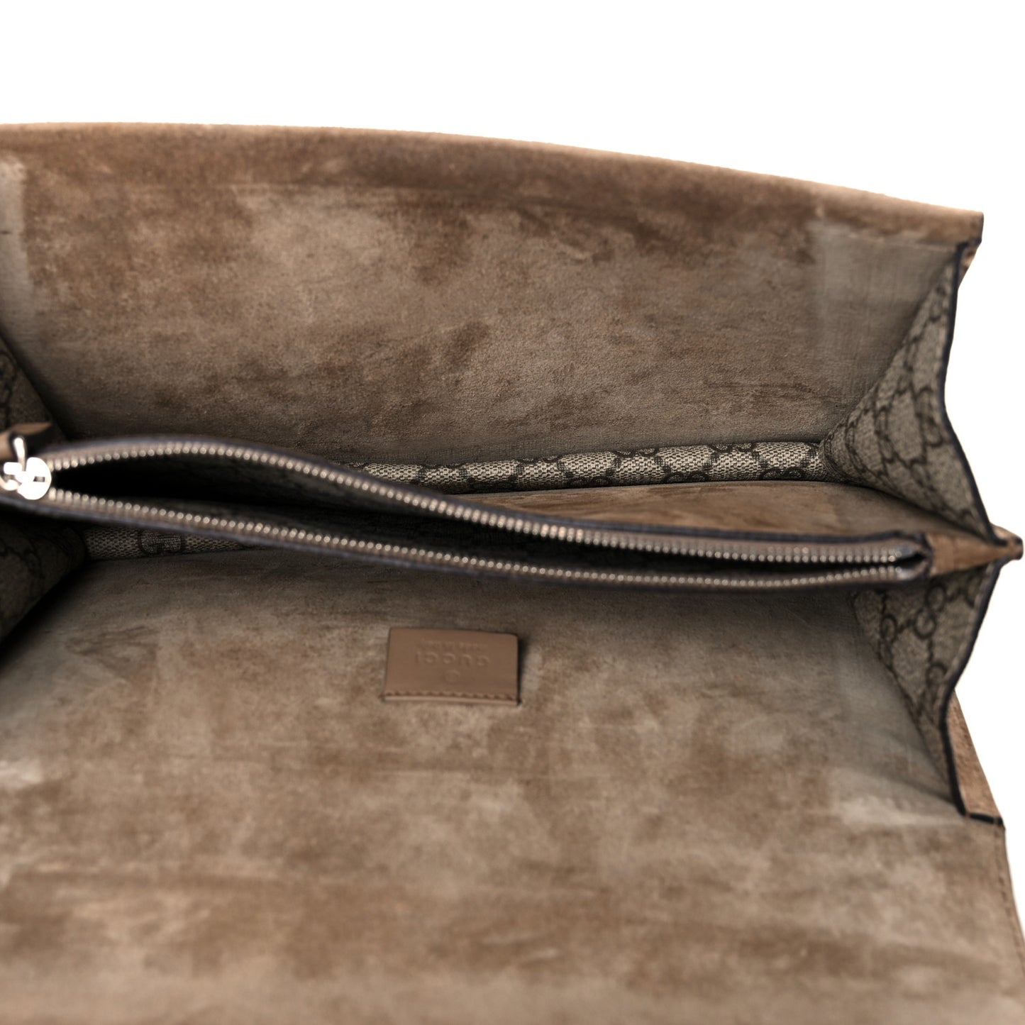 GG Supreme Monogram Small Dionysus Shoulder Bag Taupe