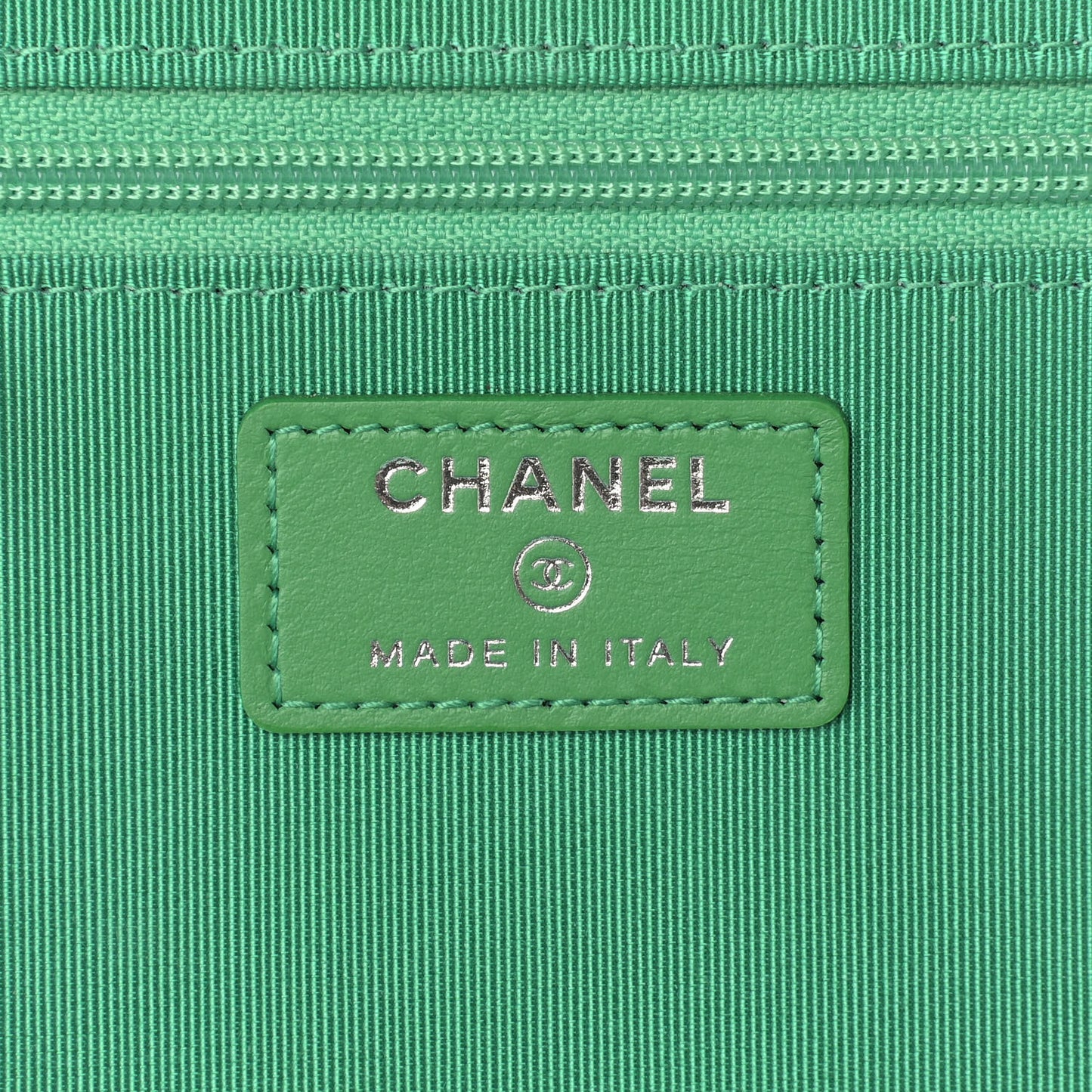 Tweed Fringe Wallet On Chain WOC Black Green