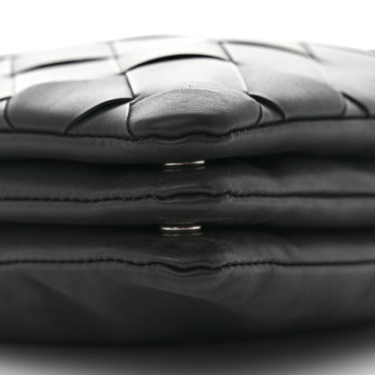 Bottega Veneta Nappa Intrecciato Triple Zip Messenger Bag Black 11 of 15
