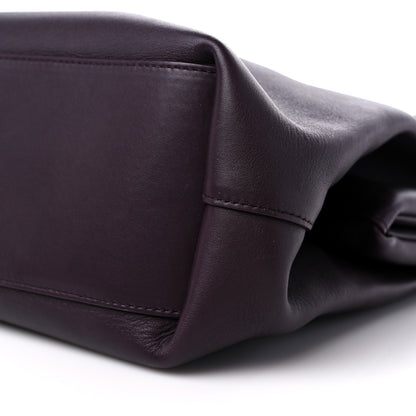Bottega Veneta Calfskin Medium The Point Triangle Bag Grape 8 of 9