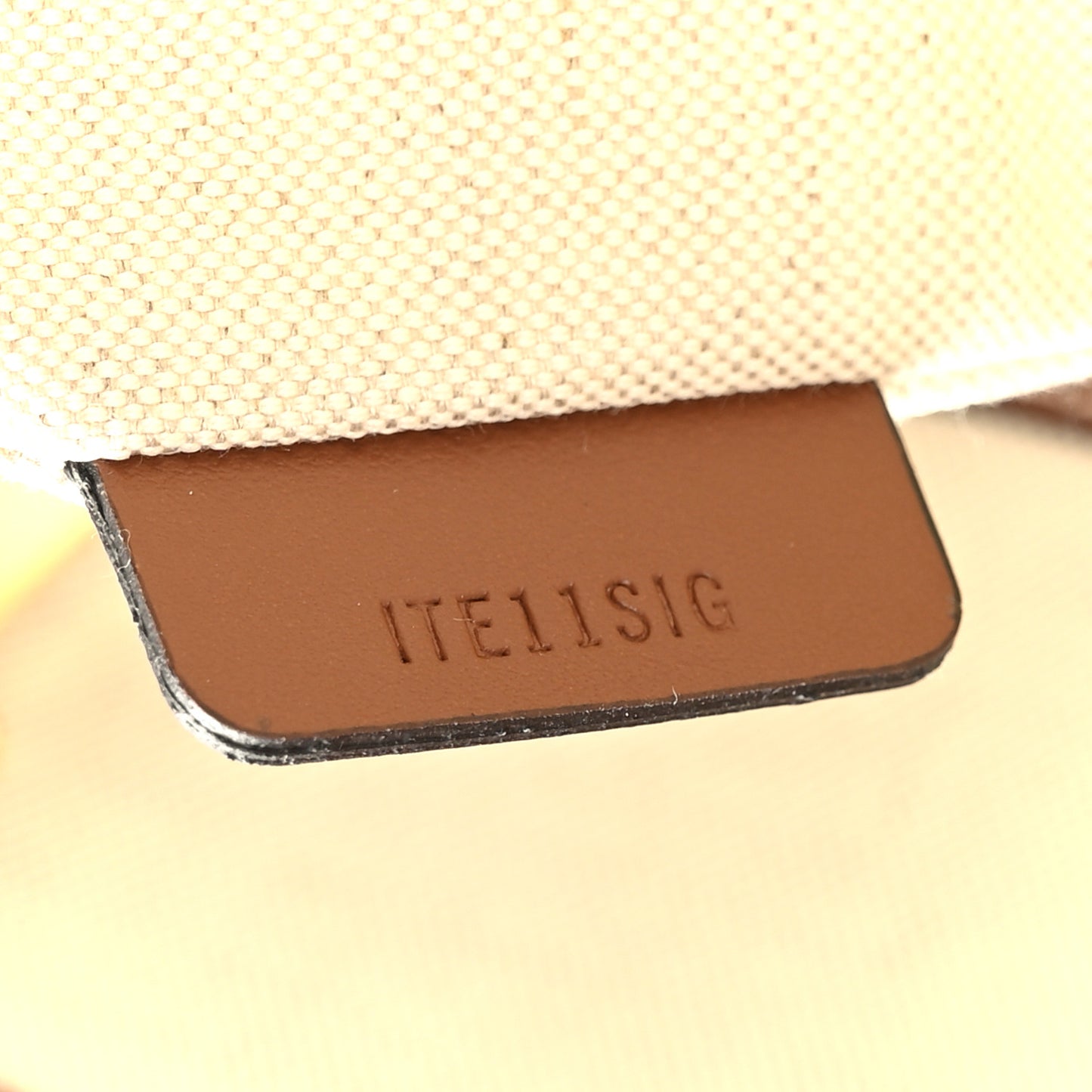 Calfskin Monogram Motif TB Medium Soft Tote Brown