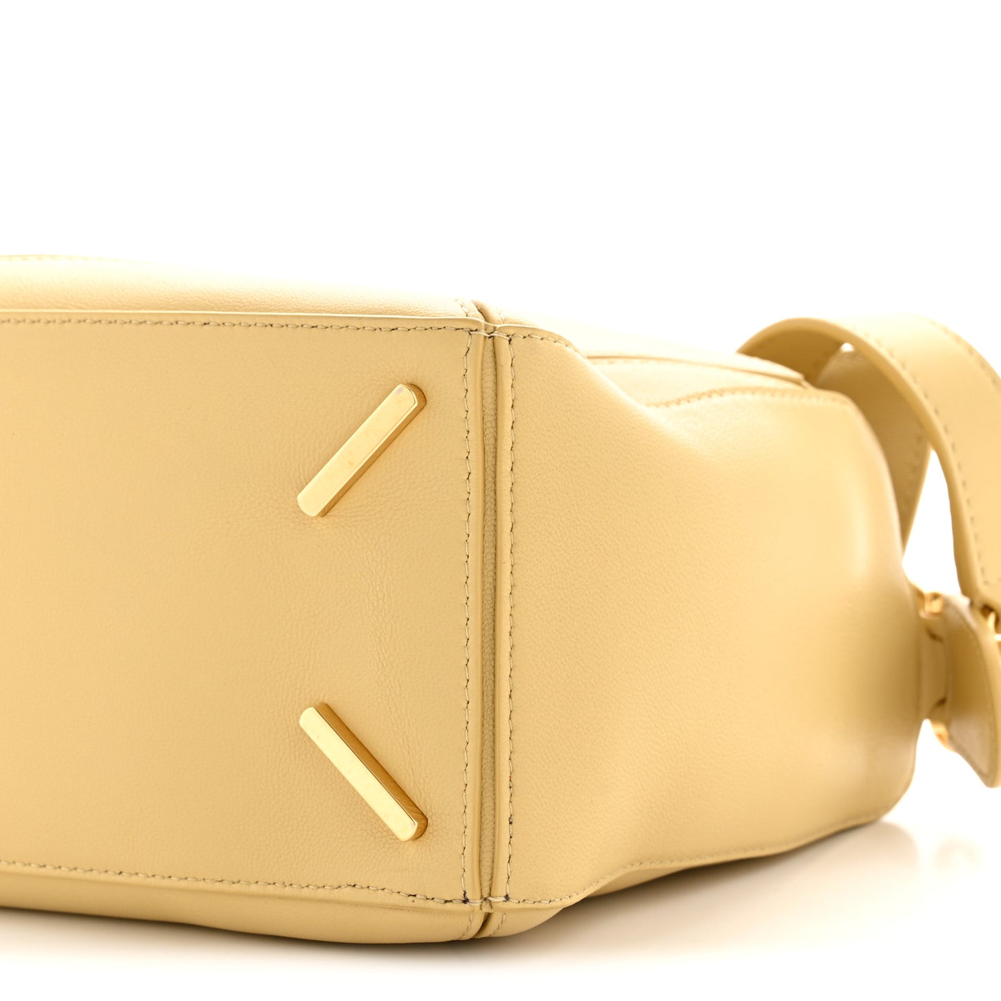 Calfskin Small Puzzle Bag Dark Butter