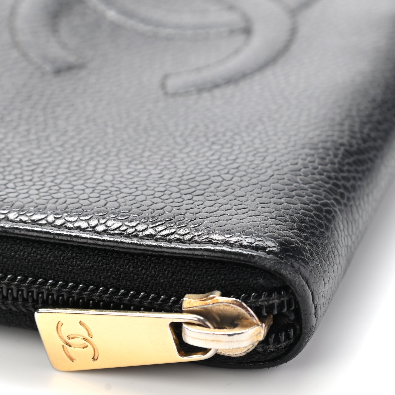 Chanel Caviar Large Timeless CC Zip Around Wallet Black 15 of 18