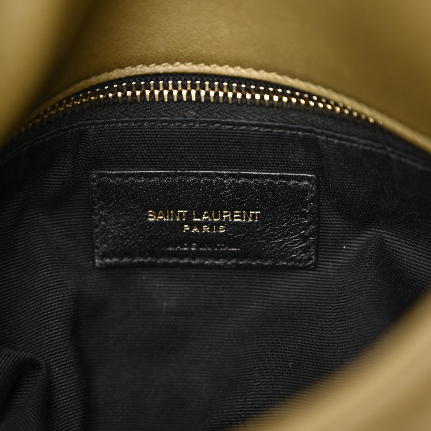 Lambskin Quilted Toy Loulou Puffer Monogram Chain Satchel Hazel Green