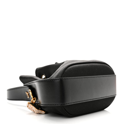 Versace Satin Medusa Drawstring Bucket Bag Black 4 of 10