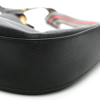 Prada Vitello Phenix Small Zippered Messenger Hobo Black 10 of 10
