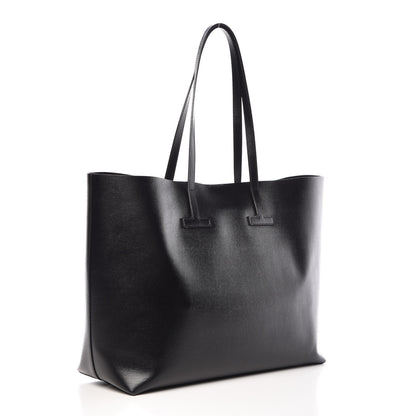 Tom Ford Grained Calfskin Large T Tote Black 3 of 8