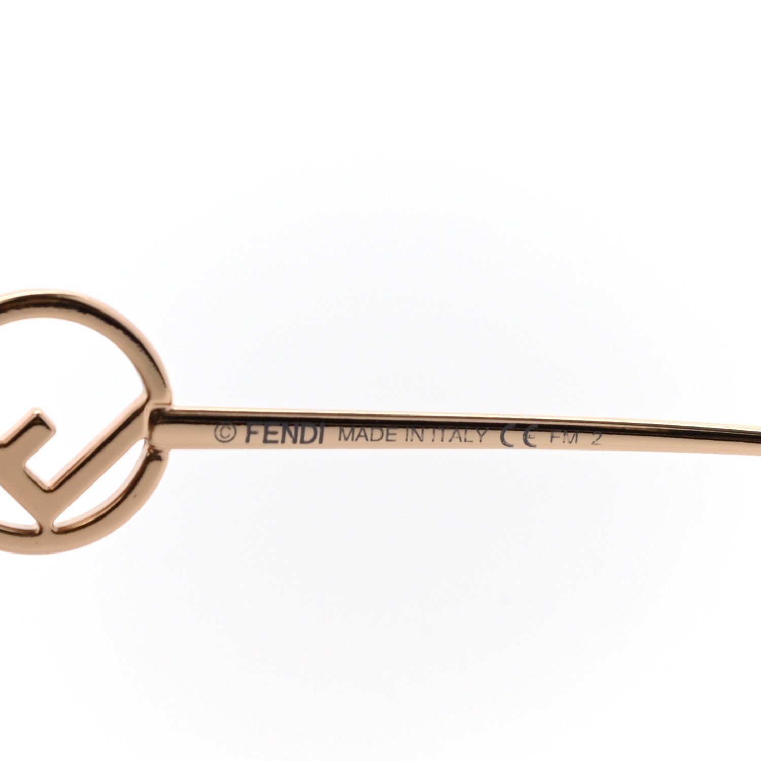 Fendi Acetate Metal F is Fendi FF Square Cat Eye Sunglasses FF 0424/F/S Havana 6 of 8