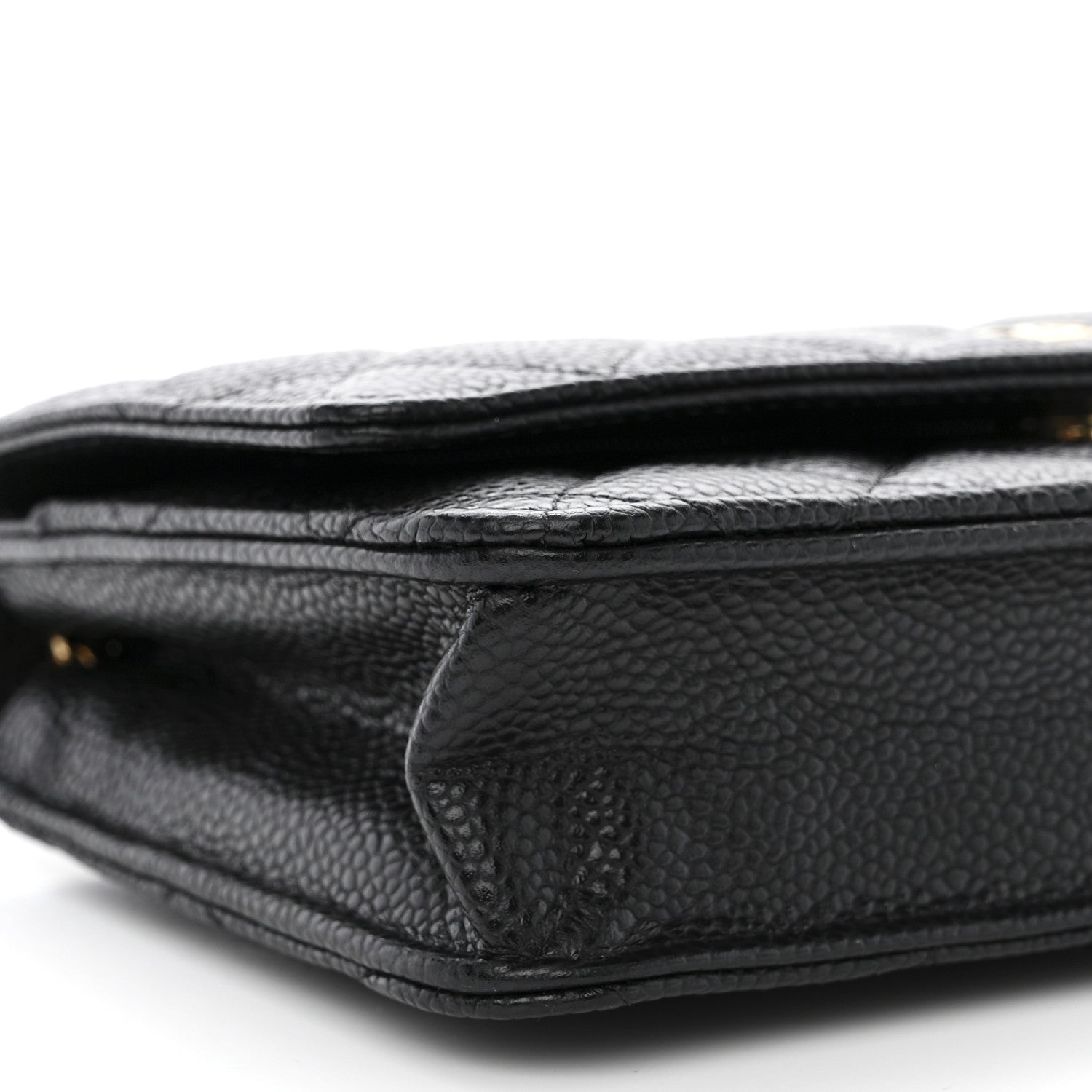 Chanel Caviar Quilted Wallet on Chain WOC Black 10 of 13