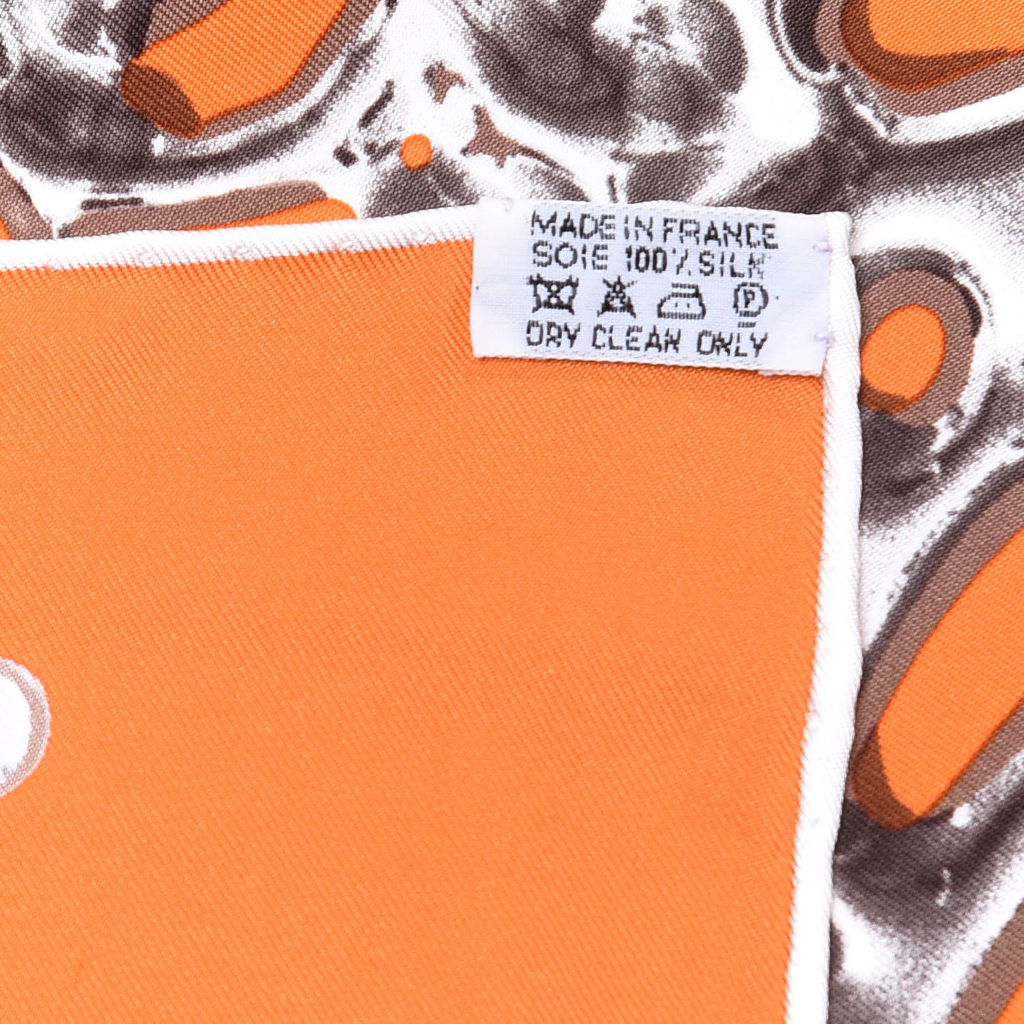 Silk Vif Argent Scarf 90 Orange