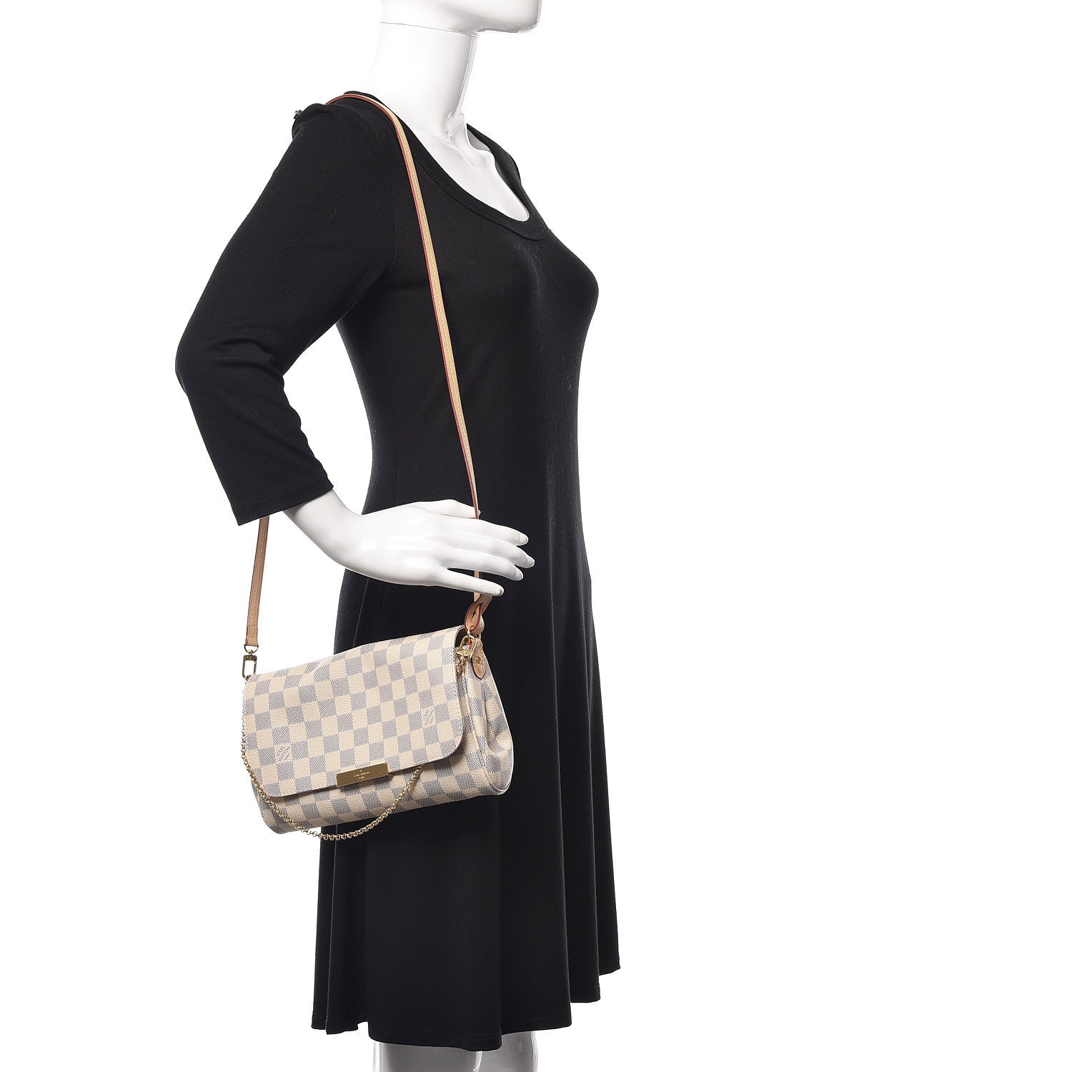 Louis Vuitton Damier Azur Favorite MM 2 of 11