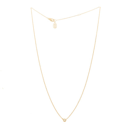 Cartier 18K Yellow Gold Diamond XS D'Amour Pendant Necklace 3 of 6