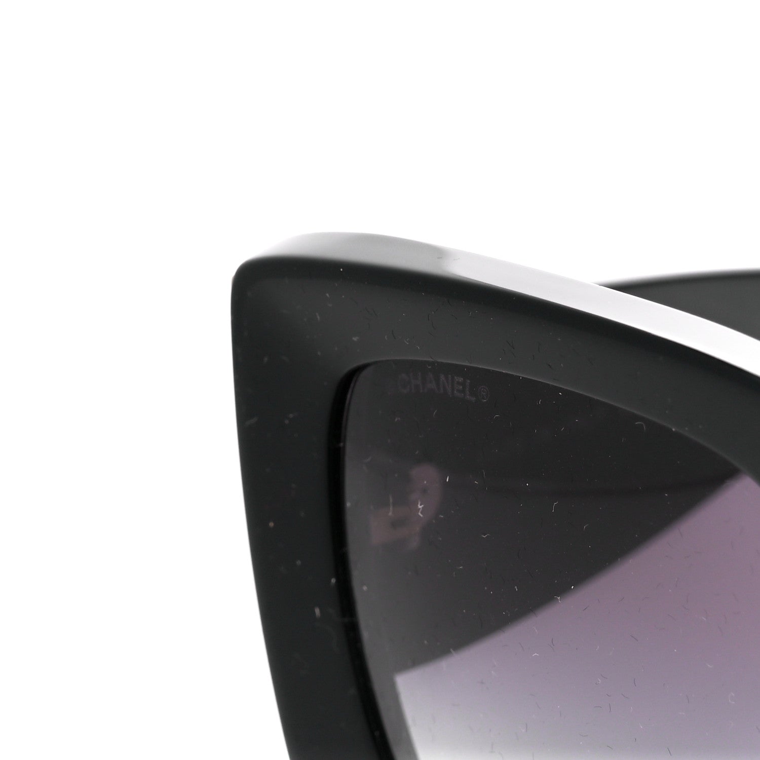 Chanel Acetate Rectangle Sunglasses 5435 Black 7 of 8