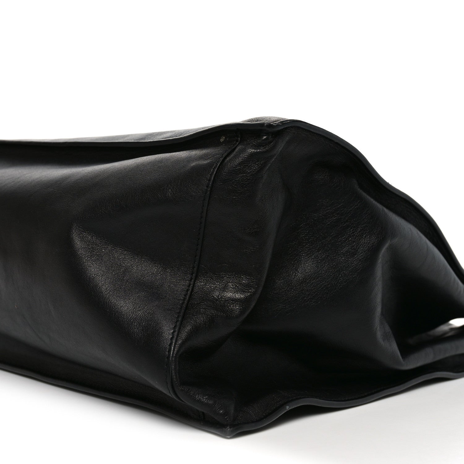 Saint Laurent Vitello Rive Gauche Large Tote Black 10 of 11