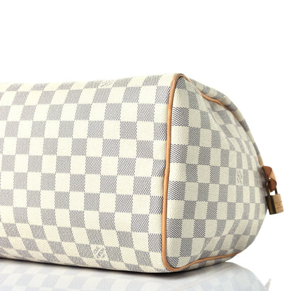 Louis Vuitton Damier Azur Speedy 30 9 of 10