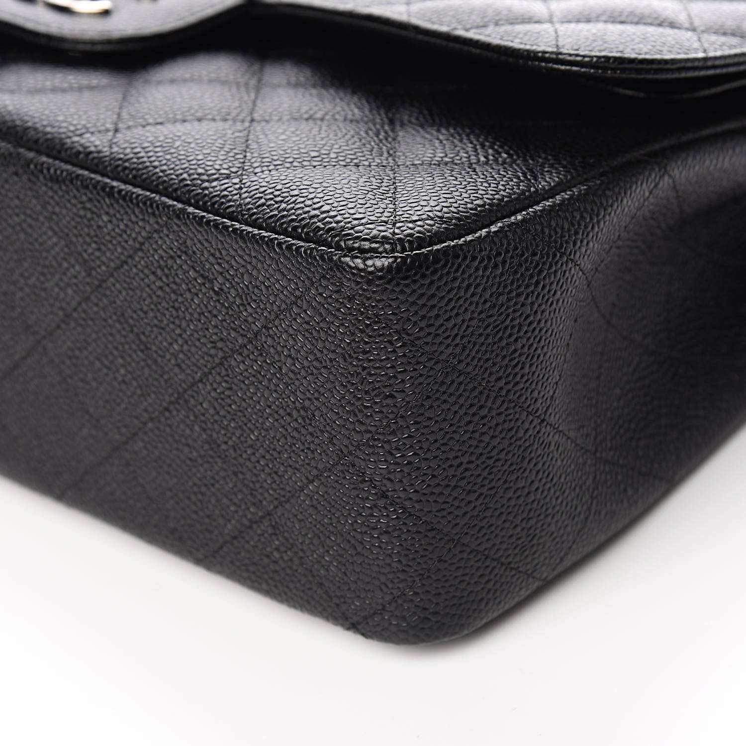 Chanel Caviar Quilted Jumbo Double Flap Black 9 of 11