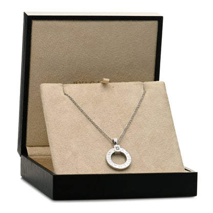 Bulgari 18K White Gold Diamond BVLGARI BVLGARI Pendant Necklace 4 of 4