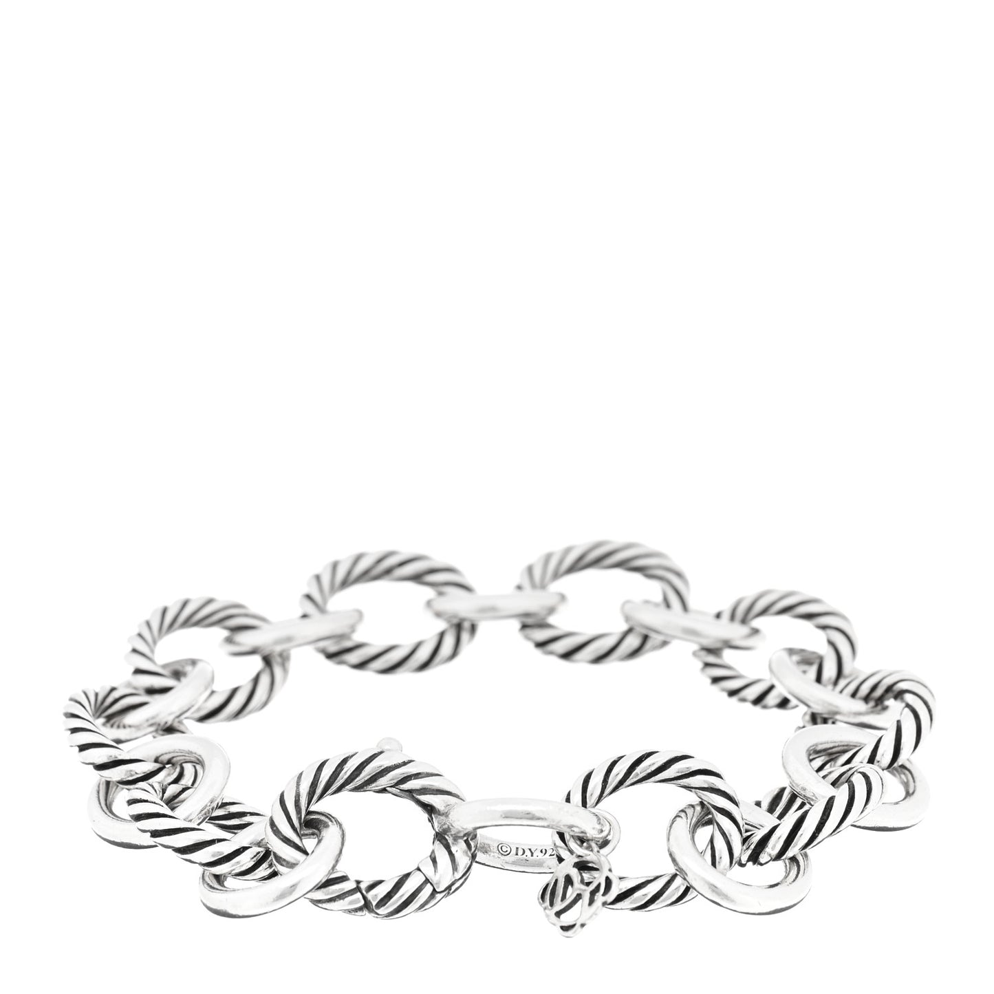 Sterling Silver 12mm Large Oval Link Bracelet