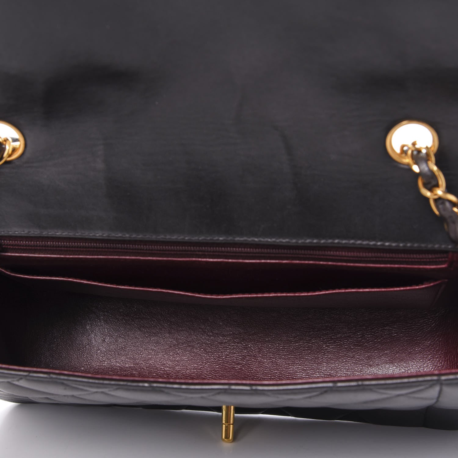 Chanel Lambskin Quilted Medium Single Flap Black 5 of 16