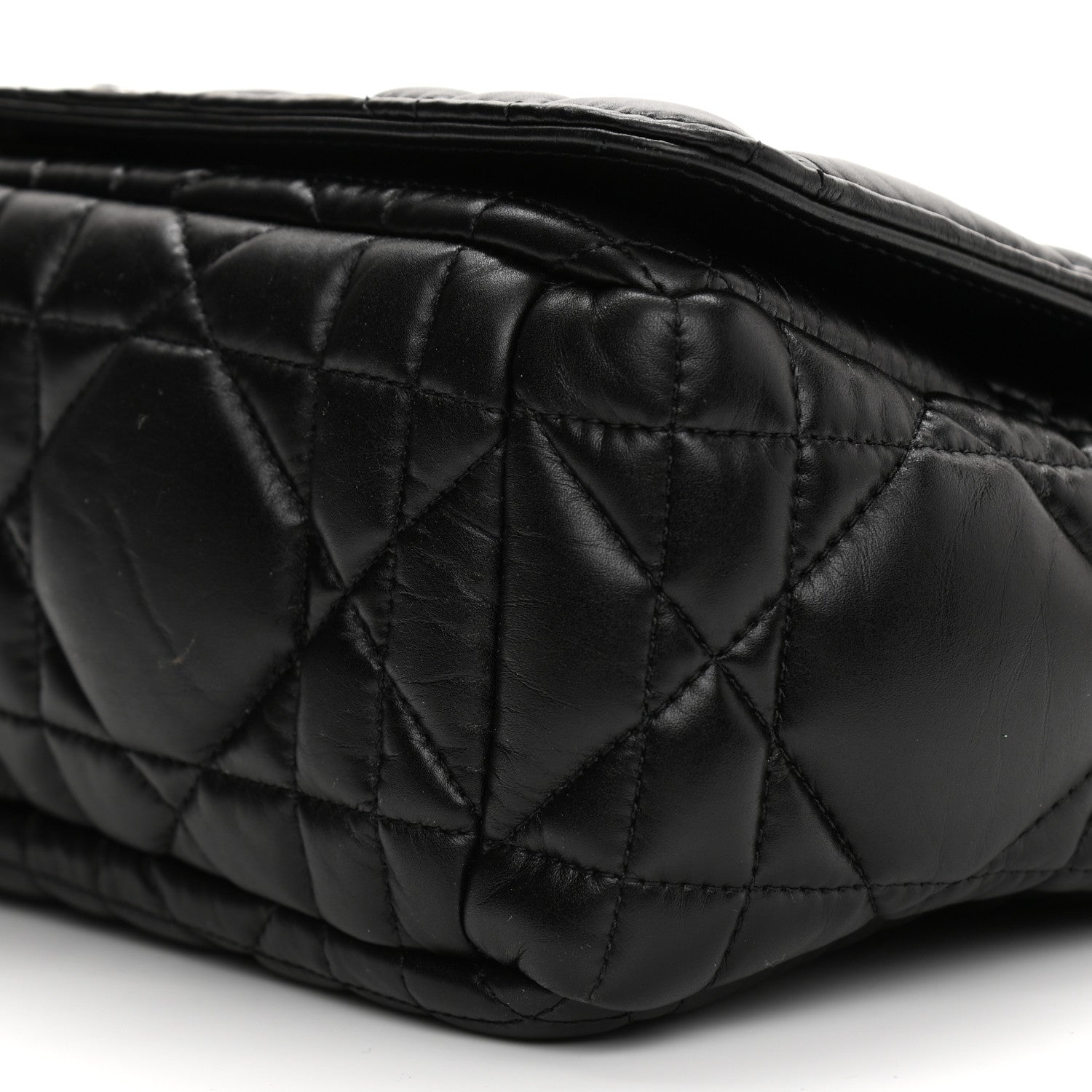 Christian Dior Calfskin Macrocannage Large Caro Bag Black 19 of 19