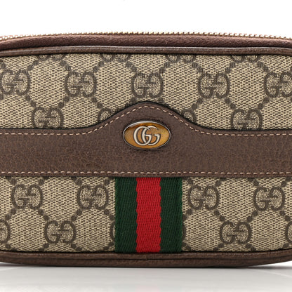 Gucci GG Supreme Monogram Ophidia Belted iPhone Case 95 38 Dark Brown 8 of 13