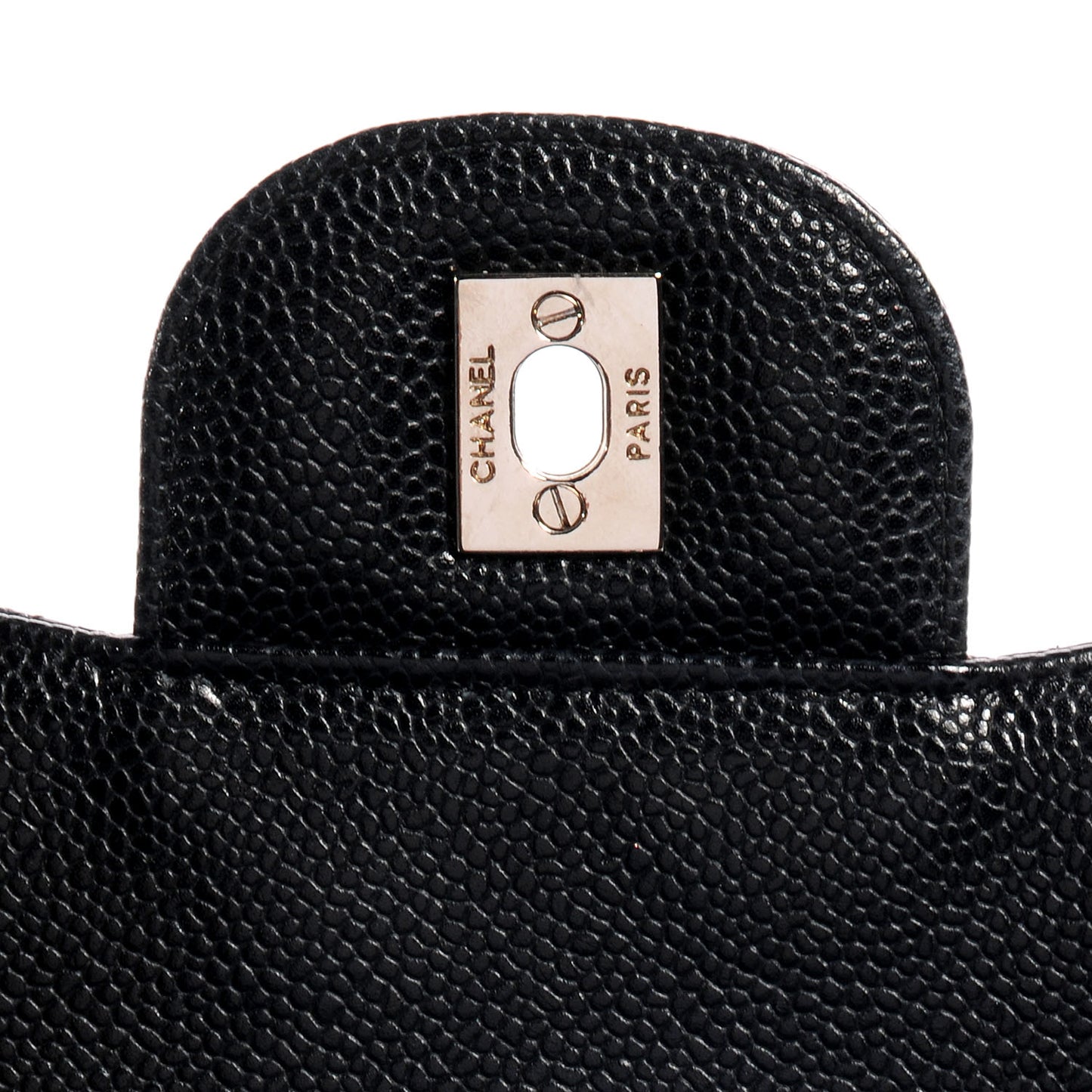Caviar Jumbo Single Flap Black