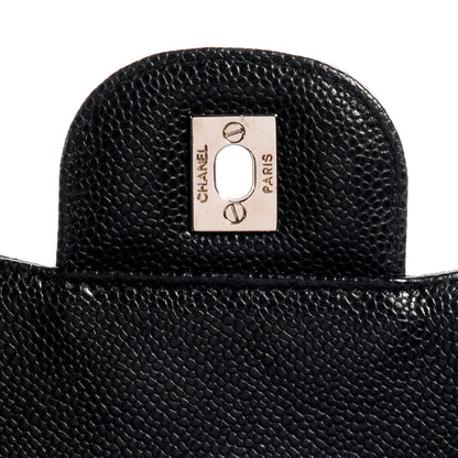 Chanel Caviar Jumbo Single Flap Black 8 of 9